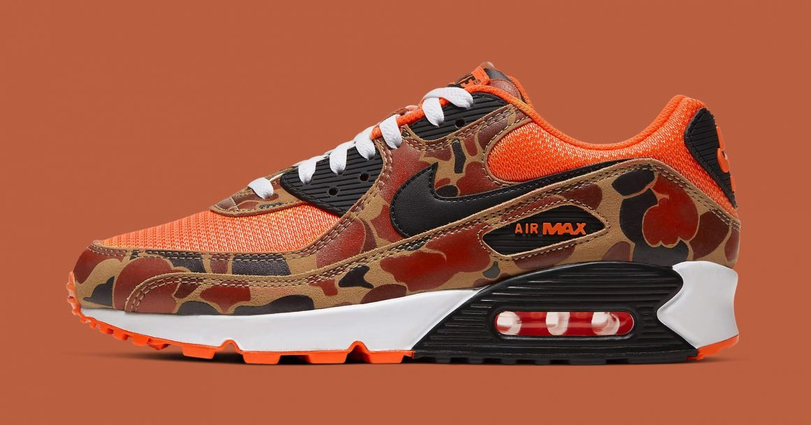 Nike Air Max 90 ‘’Orange Duck Camo’’ - CW4039-800