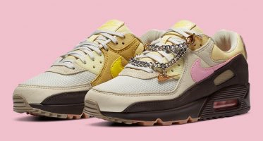 NikeWMNS Air Max 90 ‘’Velvet Brown/Pink’’ - ‘’Cuban Link’’