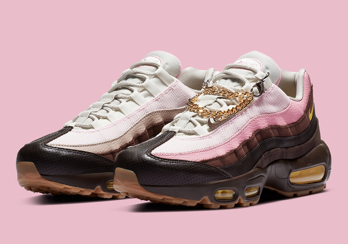 Nike WMNS Air Max 95 ‘’Velvet Brown/Pink’’ - ‘’Cuban Links’’ - CZ0466-200
