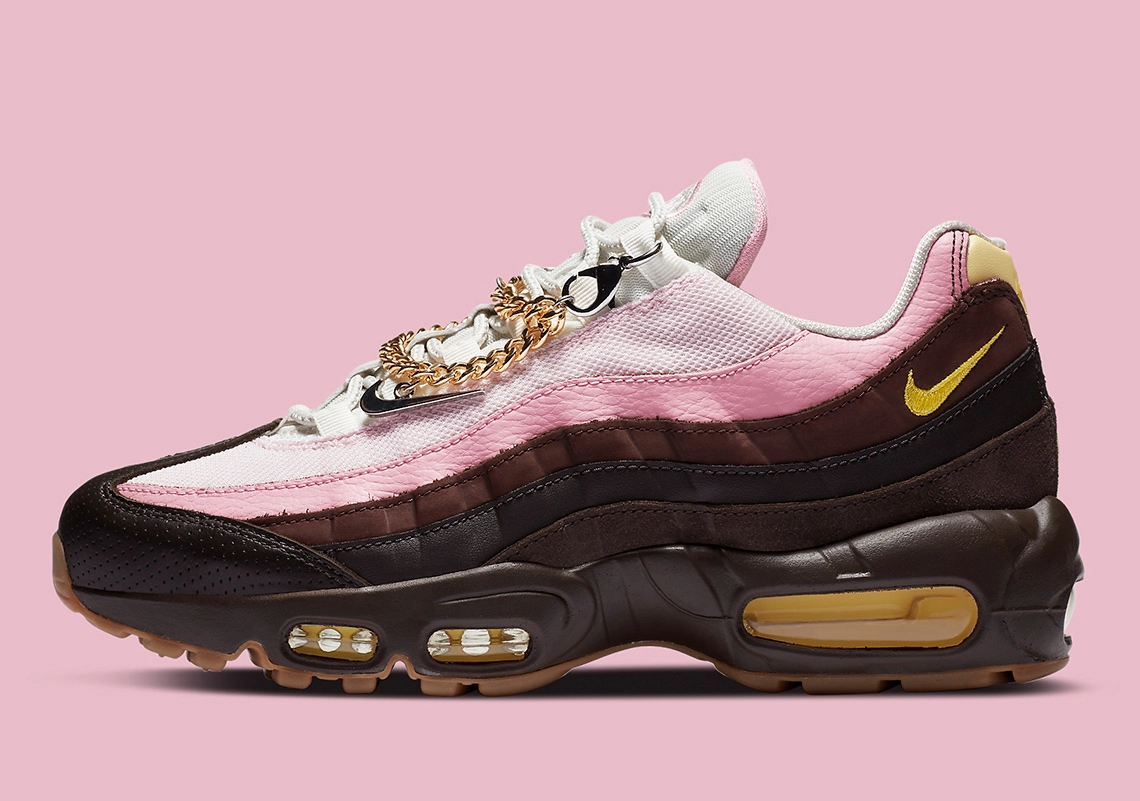 Nike WMNS Air Max 95 ‘’Velvet Brown/Pink’’ - ‘’Cuban Links’’ - CZ0466-200