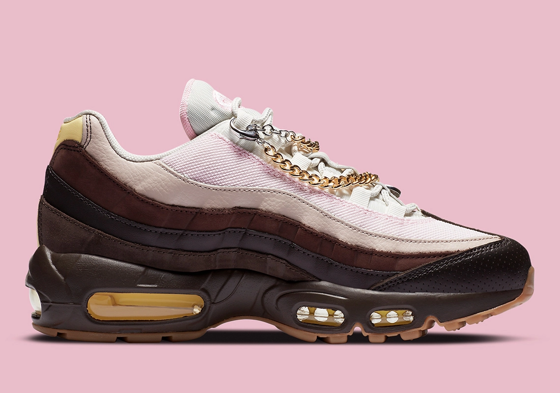 Nike WMNS Air Max 95 ‘’Velvet Brown/Pink’’ - ‘’Cuban Links’’ - CZ0466-200