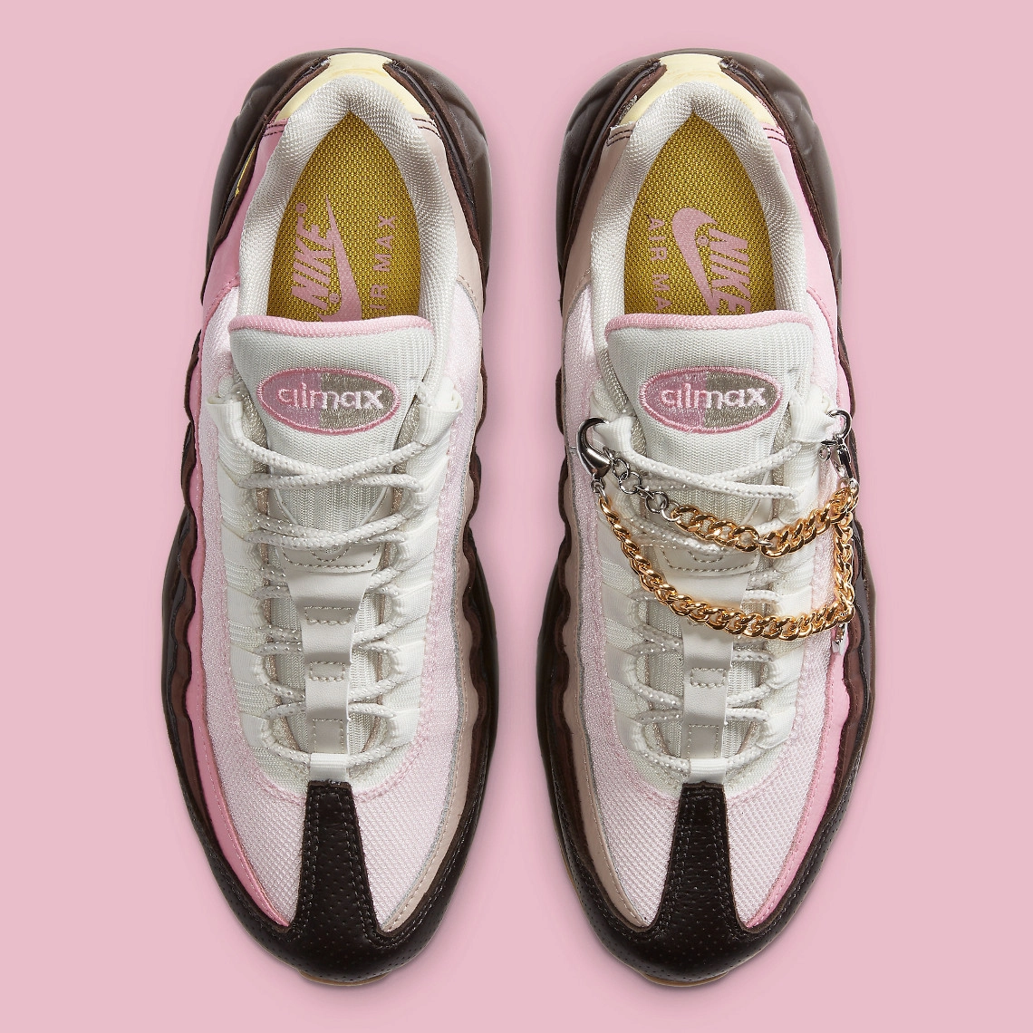 Nike WMNS Air Max 95 ‘’Velvet Brown/Pink’’ - ‘’Cuban Links’’ - CZ0466-200