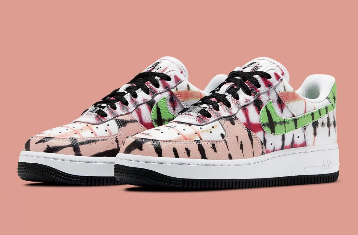 Nike WMNS Air Force 1 ‘’Black Tie-Dye’’ - CW1267-101
