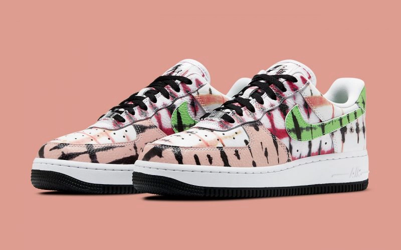Nike WMNS Air Force 1 ‘’Black Tie-Dye’’ - CW1267-101