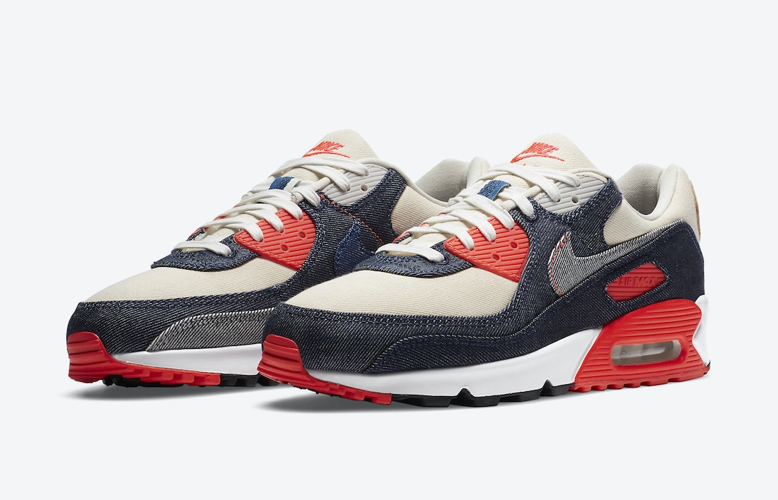 DENHAM x Nike Air Max 90 ‘’Infrared’’ - CW7603-400