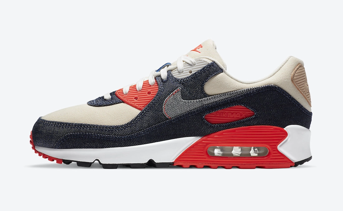 DENHAM x Nike Air Max 90 ‘’Infrared’’ - CW7603-400