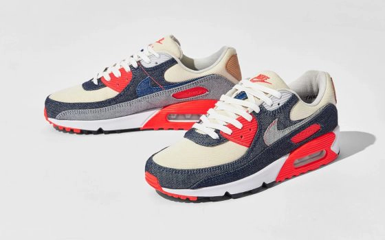 DENHAM x Nike Air Max 90 ‘’Infrared’’ - CW7603-400