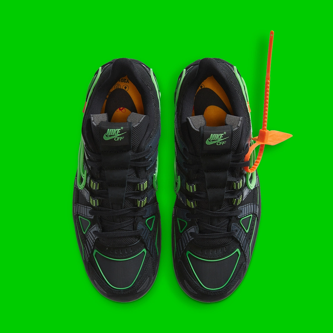 Off-White x Nike Air Rubber Dunk ‘’Green Strike’’ - CU6015-001