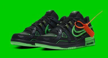 Off-WhiteNike Air Rubber Dunk ‘’Green Strike’’