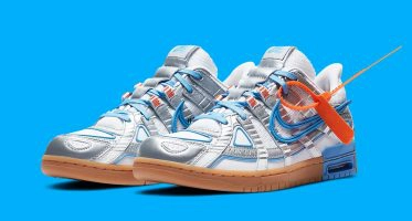 Off-WhiteNike Air Rubber Dunk ‘’University Blue’’