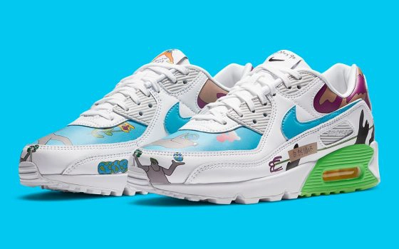 Ruohan Wang x Nike Air Max 90 Flyeather - CZ3992-900