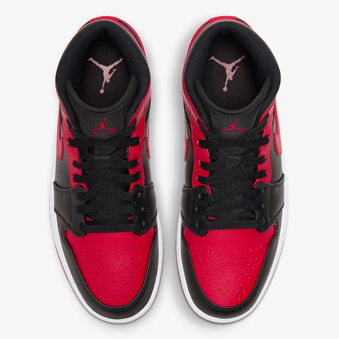 Air Jordan 1 Mid ‘’Bred’’/’’Banned’’ - 554724-074