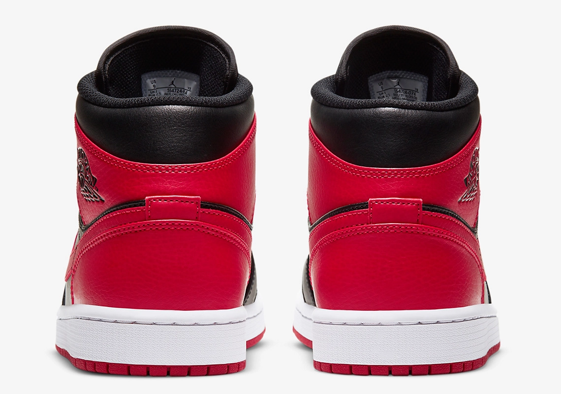 Air Jordan 1 Mid ‘’Bred’’/’’Banned’’ - 554724-074
