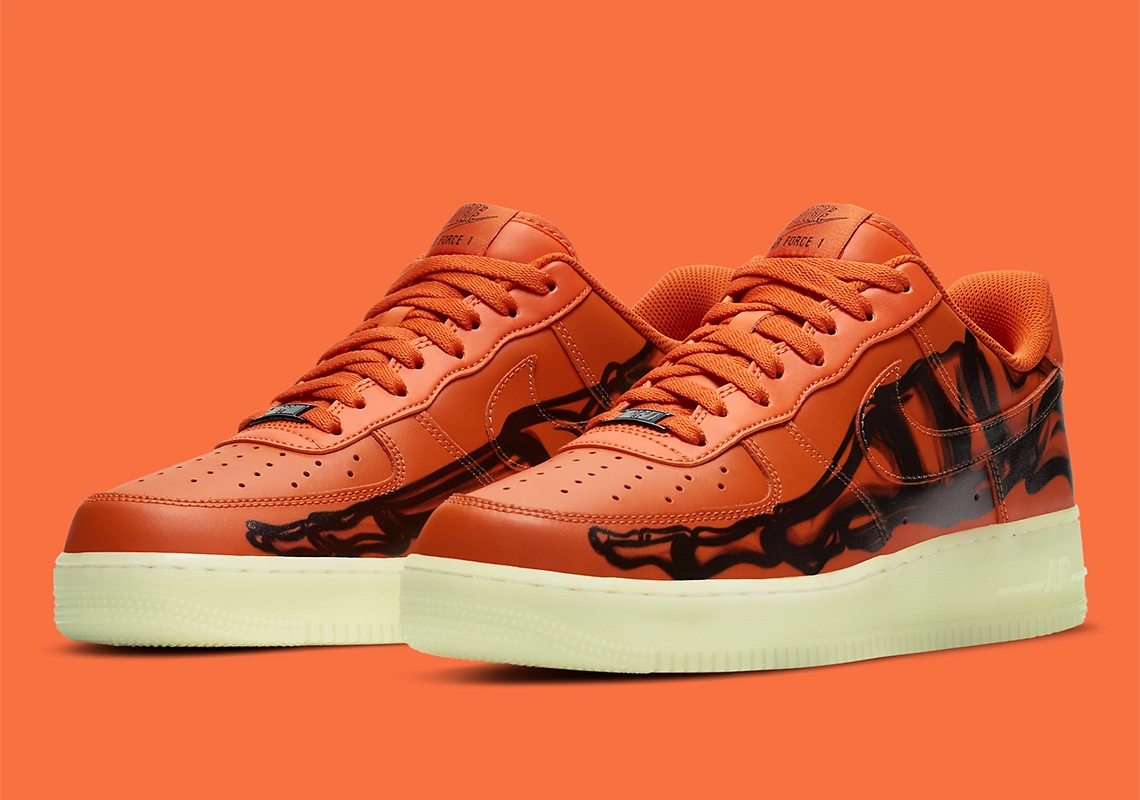 Nike Air Force 1 Low ‘’Orange Skeleton’’ - CU8067-800