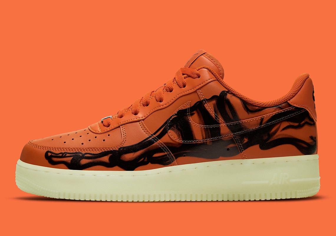 Nike Air Force 1 Low ‘’Orange Skeleton’’ - CU8067-800