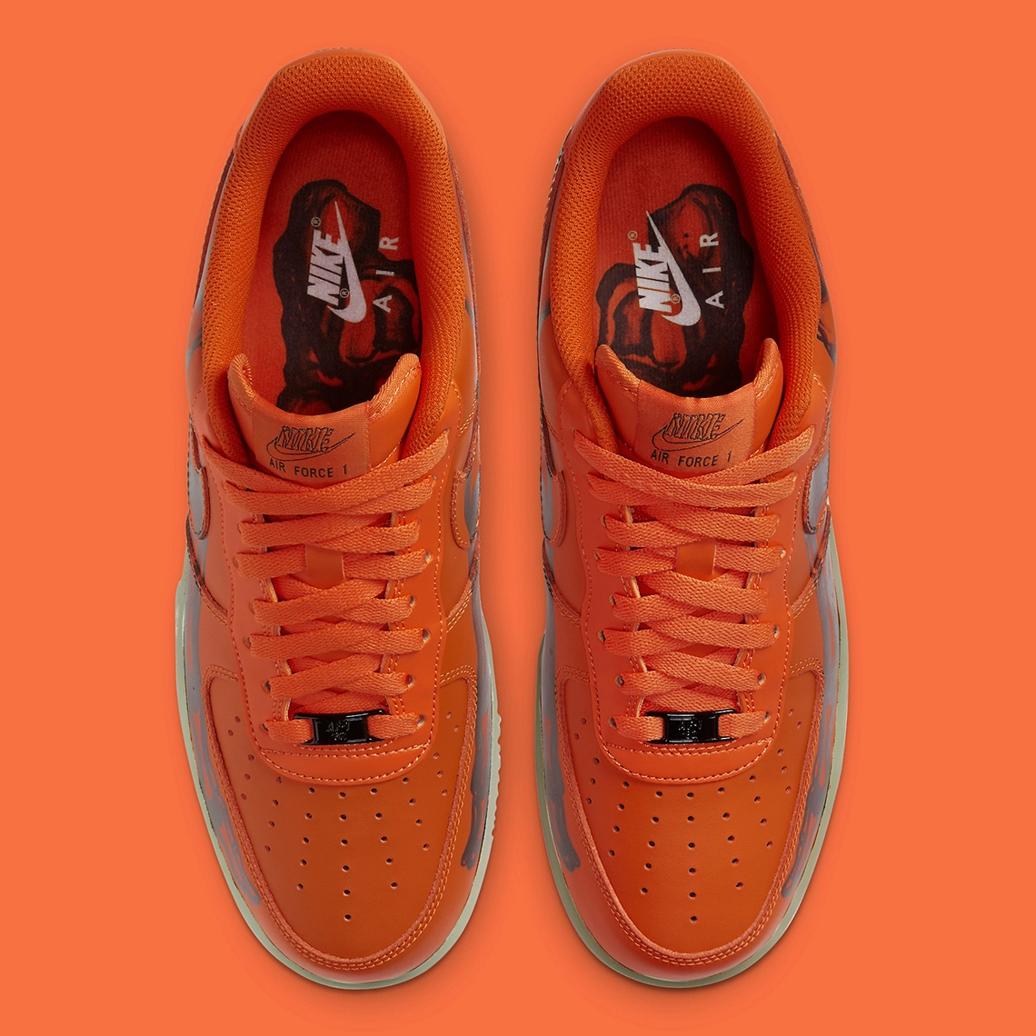 Nike Air Force 1 Low ‘’Orange Skeleton’’ - CU8067-800