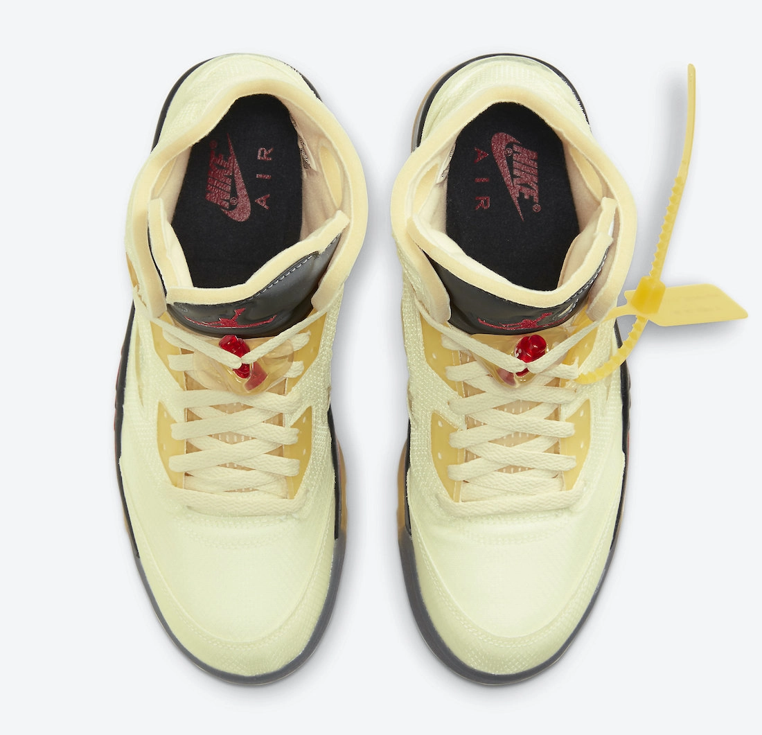 Off-White x Air Jordan 5 Retro ‘’Sail’’ - DH8565-100