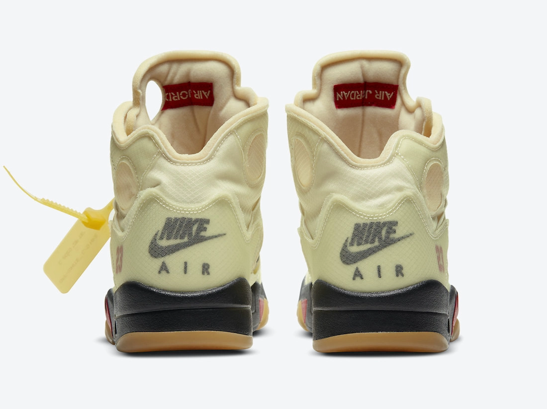 Off-White x Air Jordan 5 Retro ‘’Sail’’ - DH8565-100