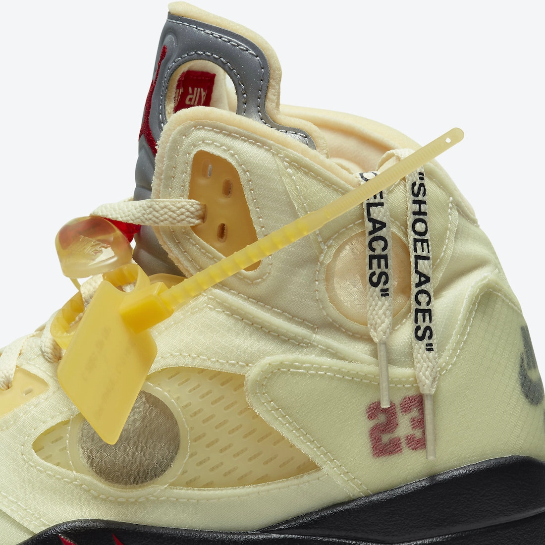 Off-White x Air Jordan 5 Retro ‘’Sail’’ - DH8565-100