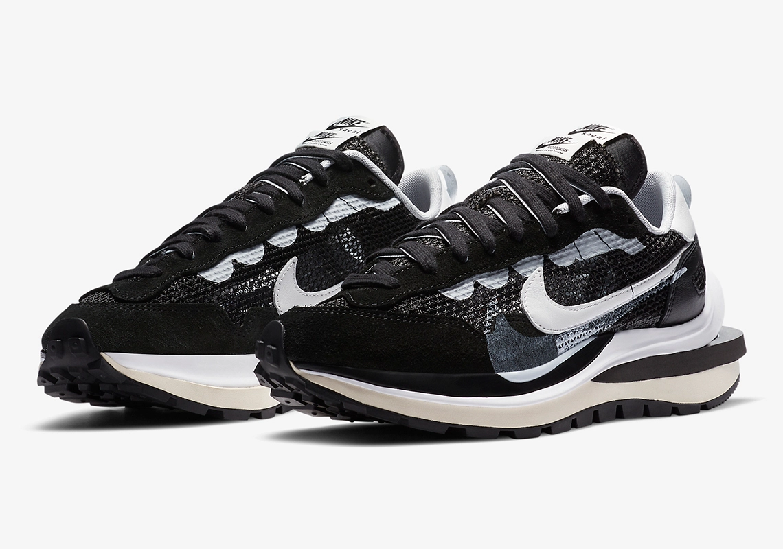 Sacai x Nike Vaporwaffle ‘’Black/White’’ - CV1363-001