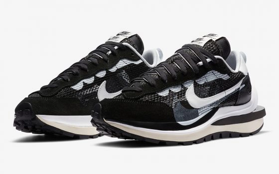 Sacai x Nike Vaporwaffle ‘’Black/White’’ - CV1363-001