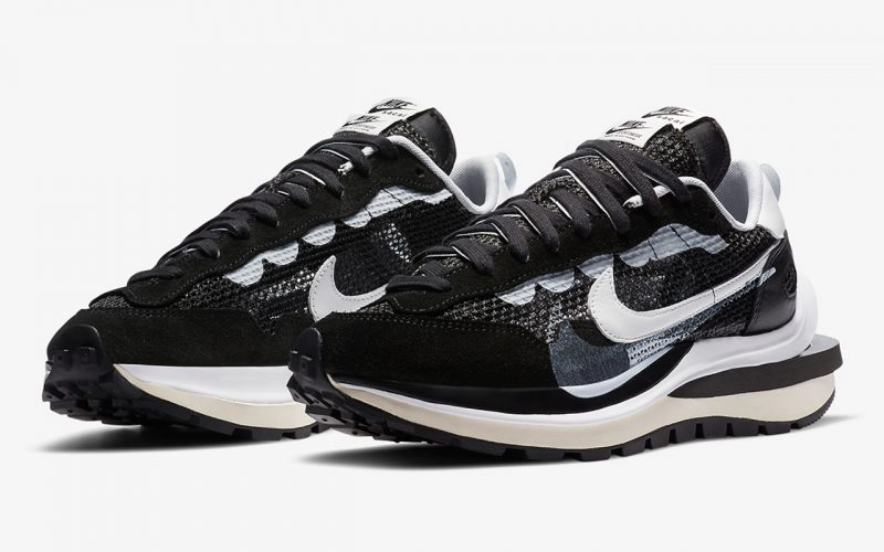 Sacai x Nike Vaporwaffle ‘’Black/White’’ - CV1363-001