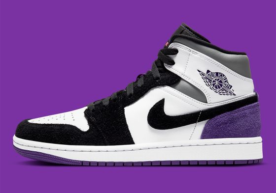 Air Jordan 1 Mid ââVarsity Purpleââ - 852542-105 | Sneaker Style