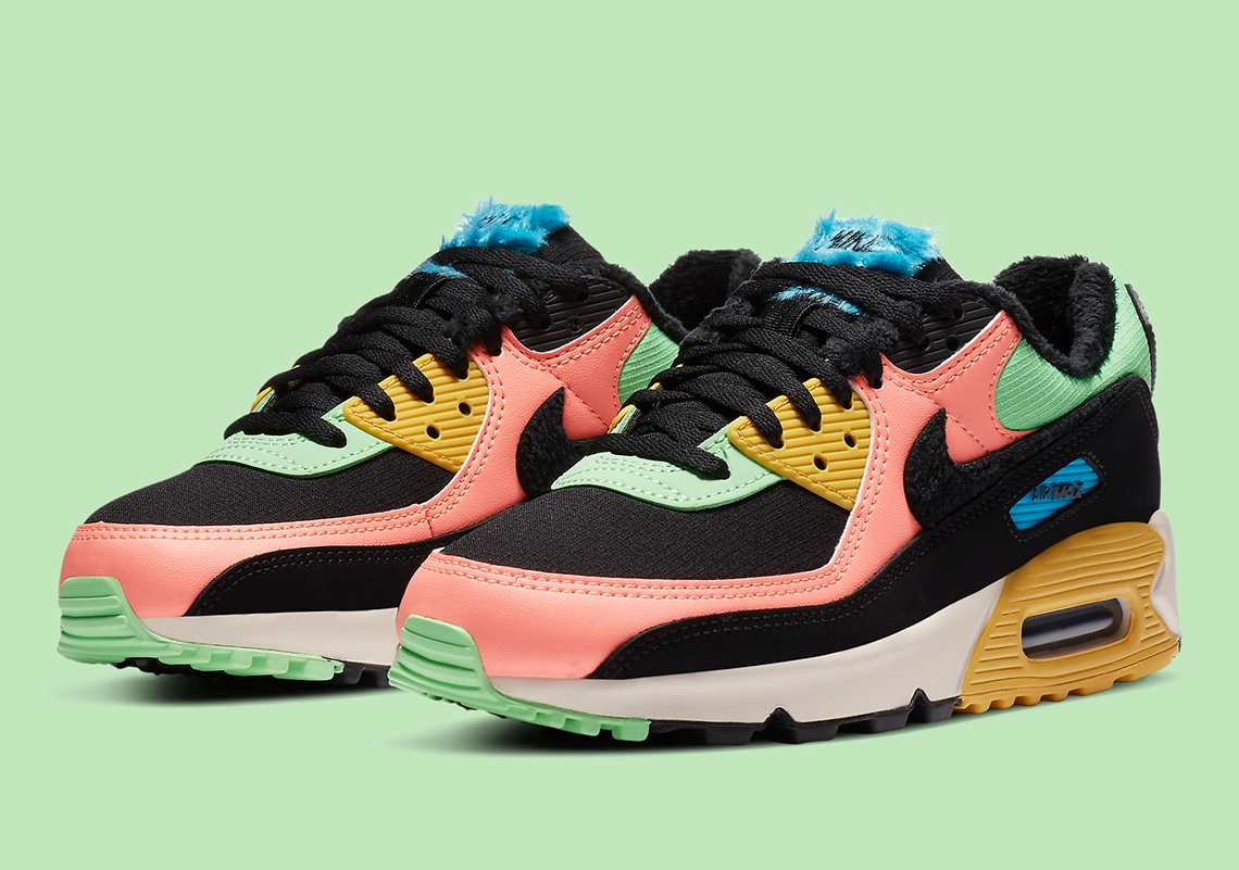 Nike WMNS Air Max 90 PRM ‘’Atomic Pink/Solar Flare’’ - CT1891-600