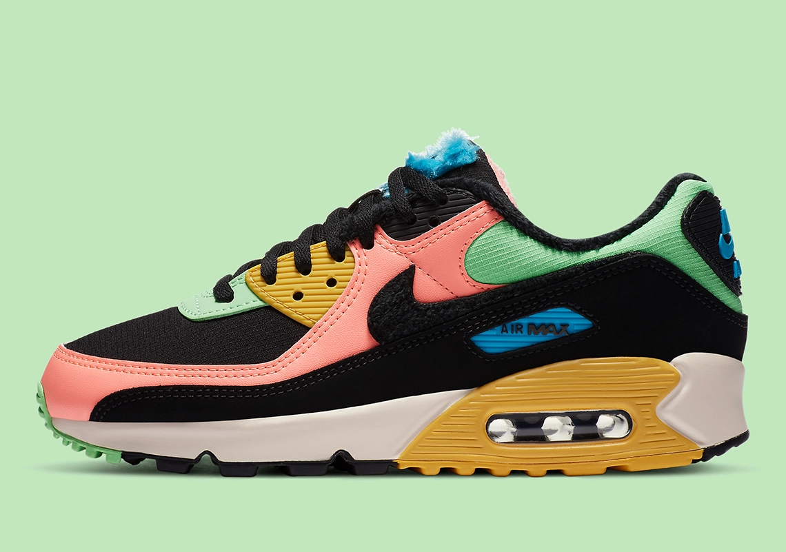 Nike WMNS Air Max 90 PRM ‘’Atomic Pink/Solar Flare’’ - CT1891-600