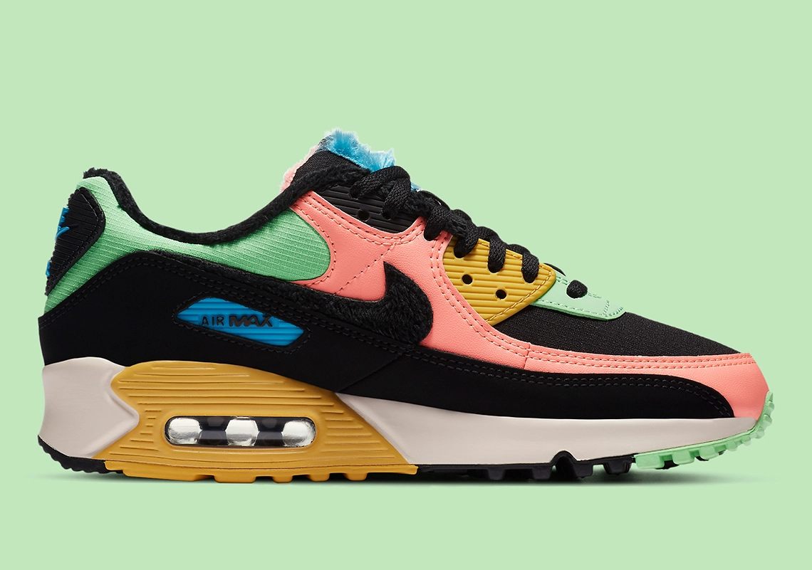 Nike WMNS Air Max 90 PRM ‘’Atomic Pink/Solar Flare’’ - CT1891-600