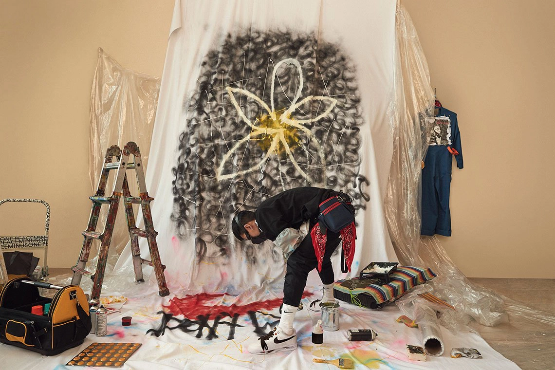 PEACEMINUSONE x Nike Air Force 1 ‘’Para-Noise 2.0’’ - DD3223-100