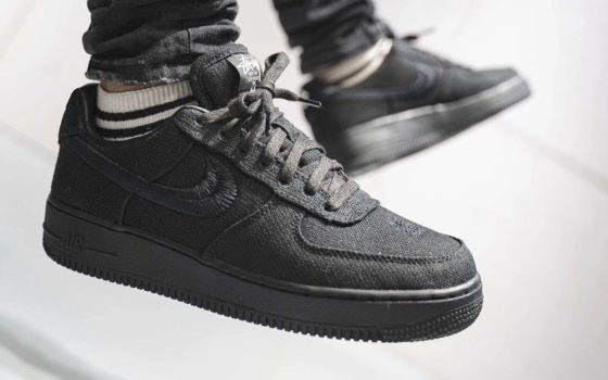 Stussy x Nike Air Force 1 Low ‘’Black’’ - CZ9084-001