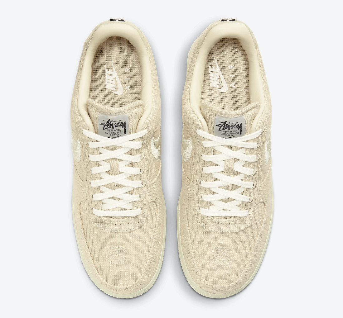 Stussy x Nike Air Force 1 Low ‘’Fossil’’ - CZ9084-200