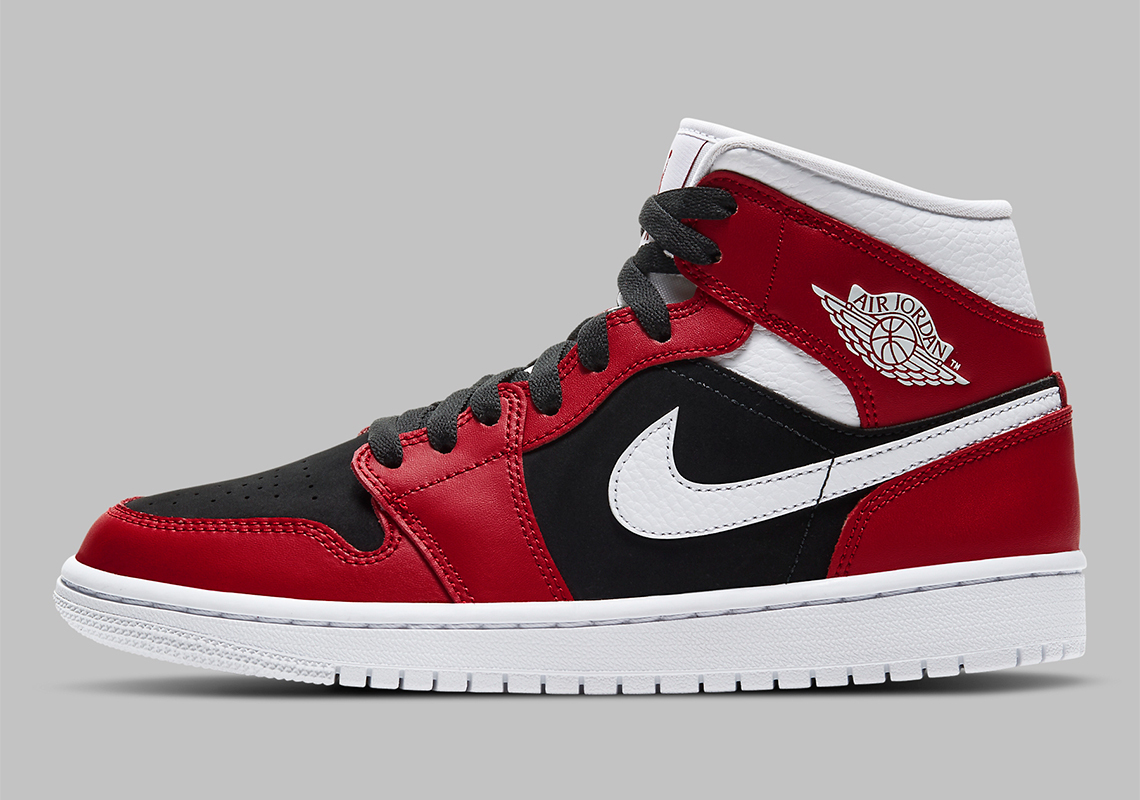 Air Jordan 1 Mid Wmns ‘gym Redwhite Black Bq6472 601 Sneaker Style