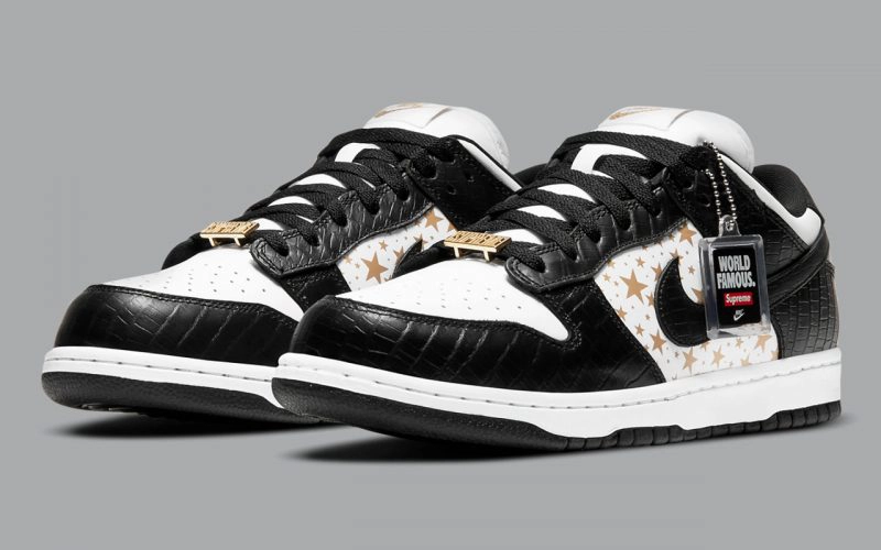 SUPREME x Nike SB Dunk Low ‘’Black’’ - DH3228-102