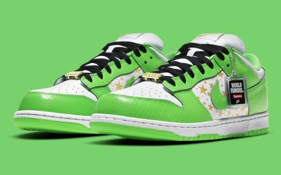 SUPREME x Nike SB Dunk Low ‘’Green’’ - DH3228-101