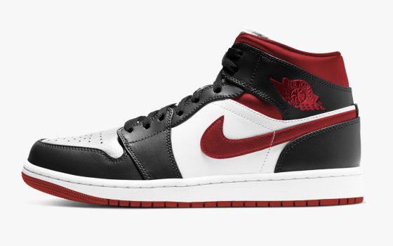 Air Jordan 1 Mid ‘’Metallic Red’’ - 554724-122