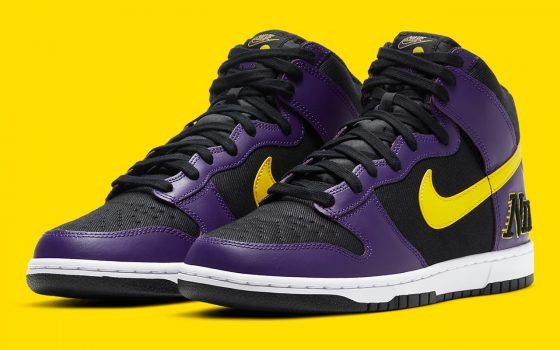 Nike Dunk High EMB ‘’Lakers’’ - DH0642-001