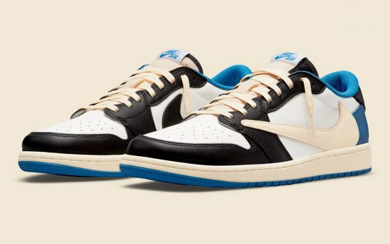 Fragment Design x Travis Scott x Air Jordan 1 Low OG - DM7866-140