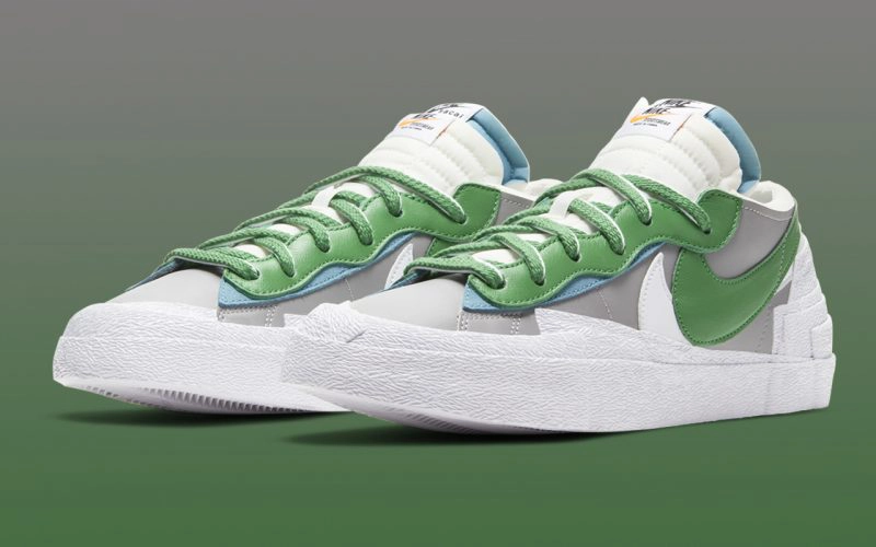 Sacai x Nike Blazer Low ‘’Classic Green’’ - DD1877-001
