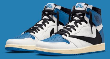 Fragment DesignTravis Scott x Air Jordan 1 High ‘’Military Blue’’