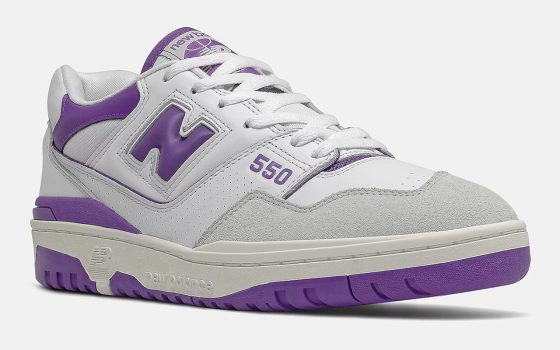 New Balance 550 ‘’White/Purple’’ - BB550WR1
