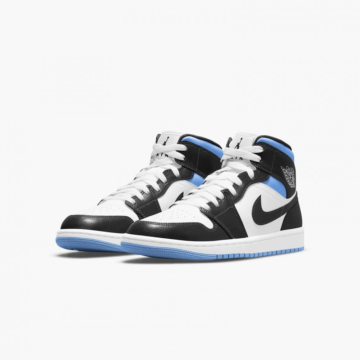 Air Jordan 1 Mid WMNS ‘’White/Black-University Blue’’ - BQ6472-102