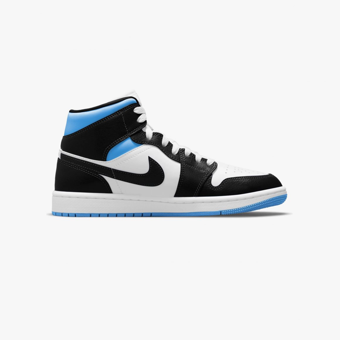 Air Jordan 1 Mid WMNS ‘’White/Black-University Blue’’ - BQ6472-102