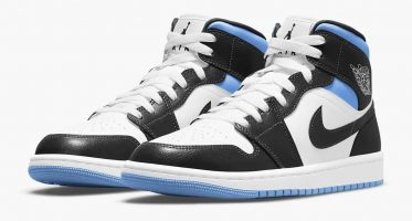 Air Jordan1 Mid ‘’Royal Black and Blue’’