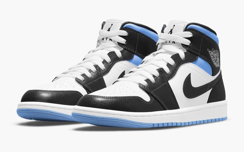 Air Jordan 1 Mid WMNS ‘’White/Black-University Blue’’ - BQ6472-102