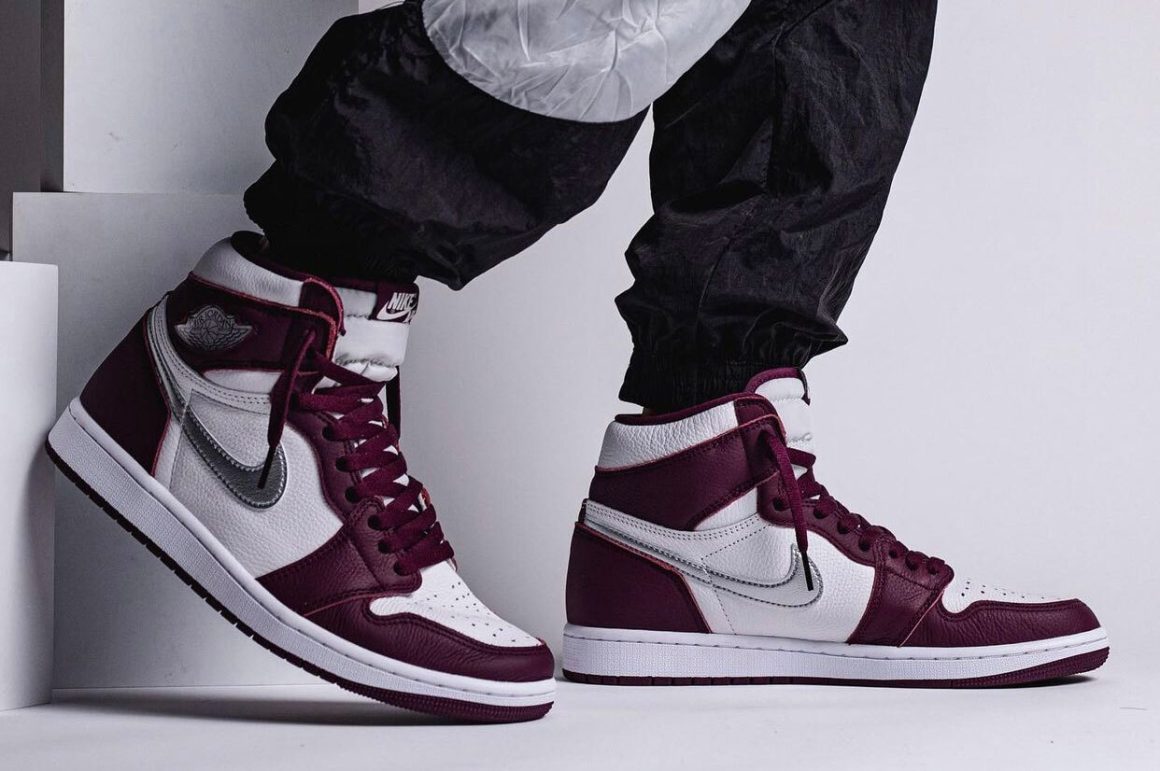 Air Jordan 1 Retro High OG ââBordeauxââ - 555088-611 - Sneaker Style