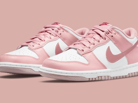 nike dunk low gs light pink
