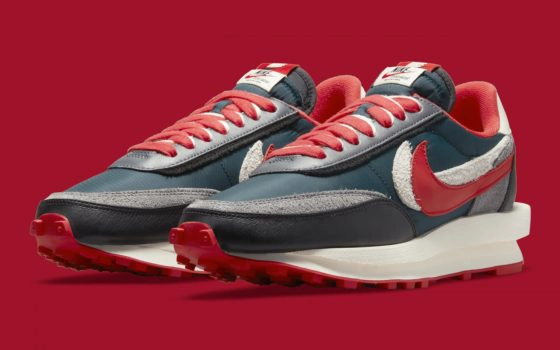 UNDERCOVER x Sacai x Nike LDWaffle ‘’Midnight Spruce’’ - DJ4877-300