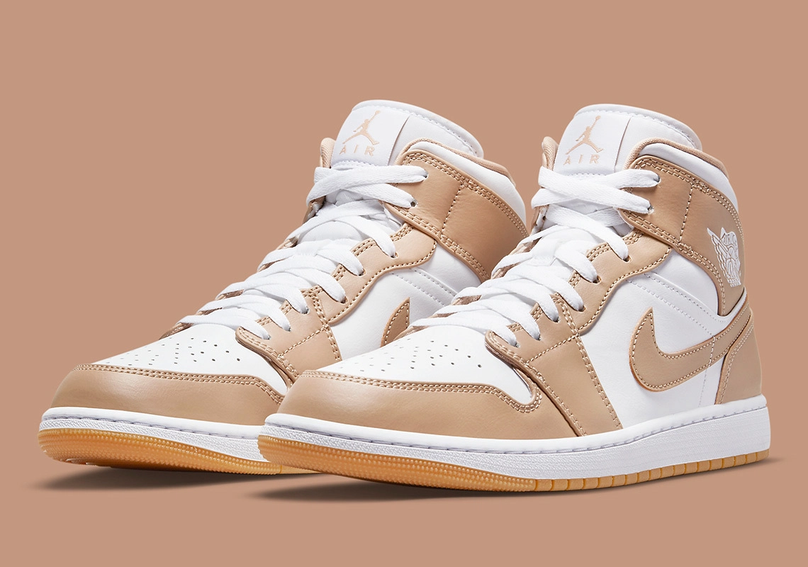 Air Jordan 1 Mid ‘’Tan Gum’’ - 554724-271